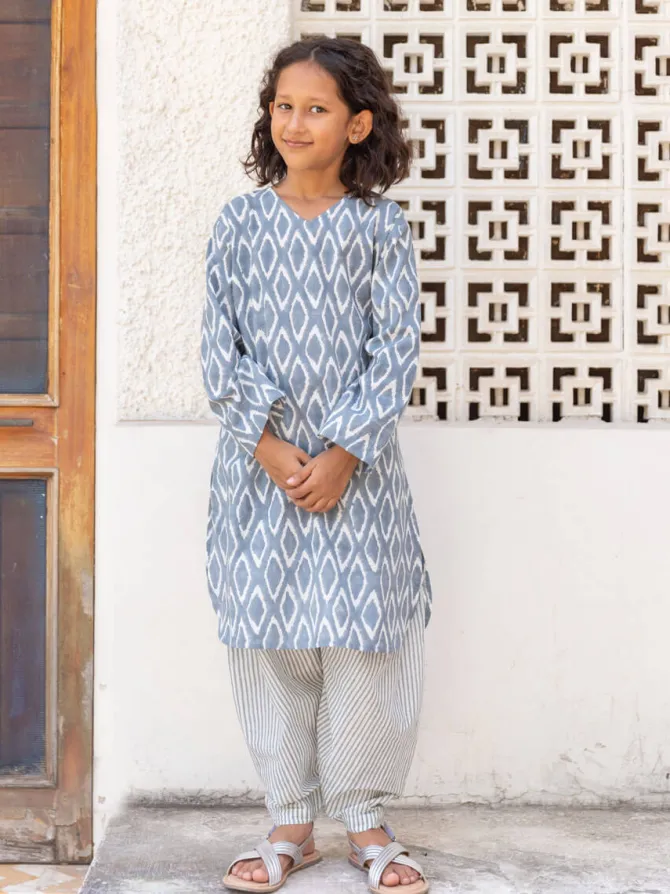 Set of 2 - Sparkles Cotton Kurta and Salwar