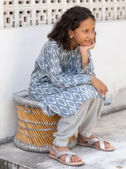 Set of 2 - Sparkles Cotton Kurta and Salwar