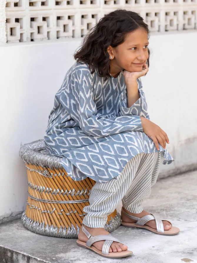 Set of 2 - Sparkles Cotton Kurta and Salwar