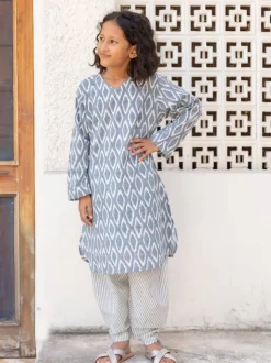 Set of 2 - Sparkles Cotton Kurta and Salwar