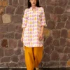 Set of 2 - Suvarna Cotton Kurta With Pants