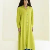 Set of 2 - Tan Long Shirt Dress & Wrap-Around Palazzo Set