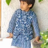 Set of 3 - Tirth Organic Cotton Long Kurta with Jacket