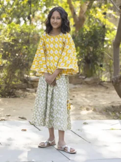 Set of 2 - Titli Organic Cotton Poncho Top and Skirt