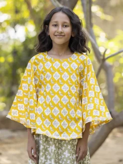 Set of 2 - Titli Organic Cotton Poncho Top and Skirt
