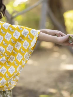 Set of 2 - Titli Organic Cotton Poncho Top and Skirt