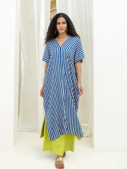 Set of 2 - Vedra Kaftan Dress & Palazzo Pants