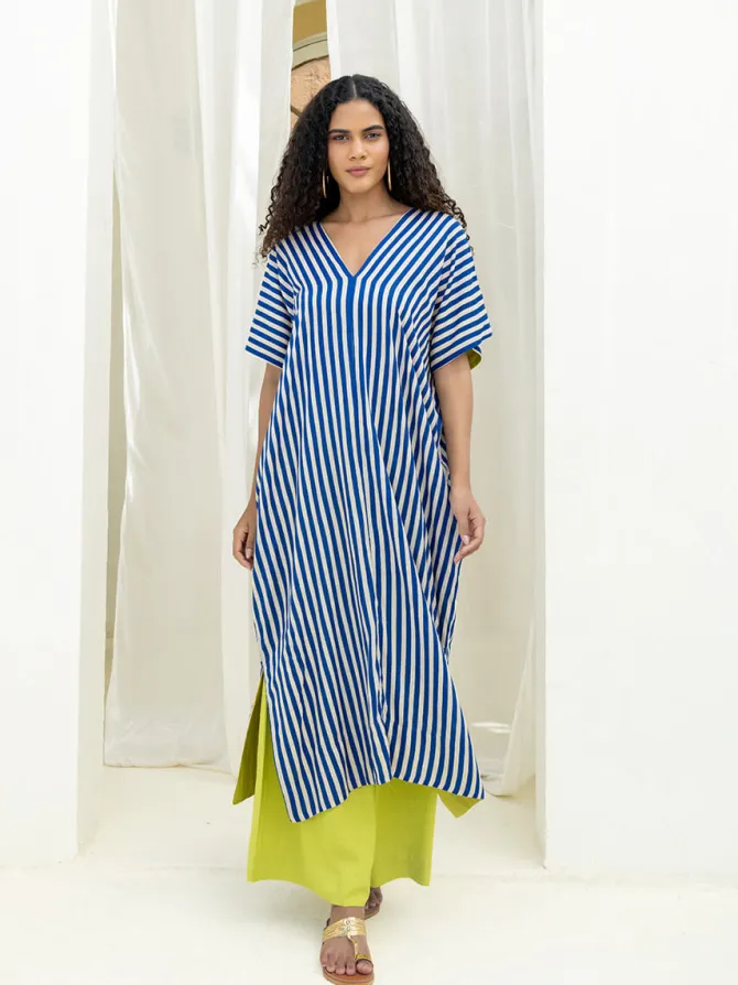 Set of 2 - Vedra Kaftan Dress & Palazzo Pants