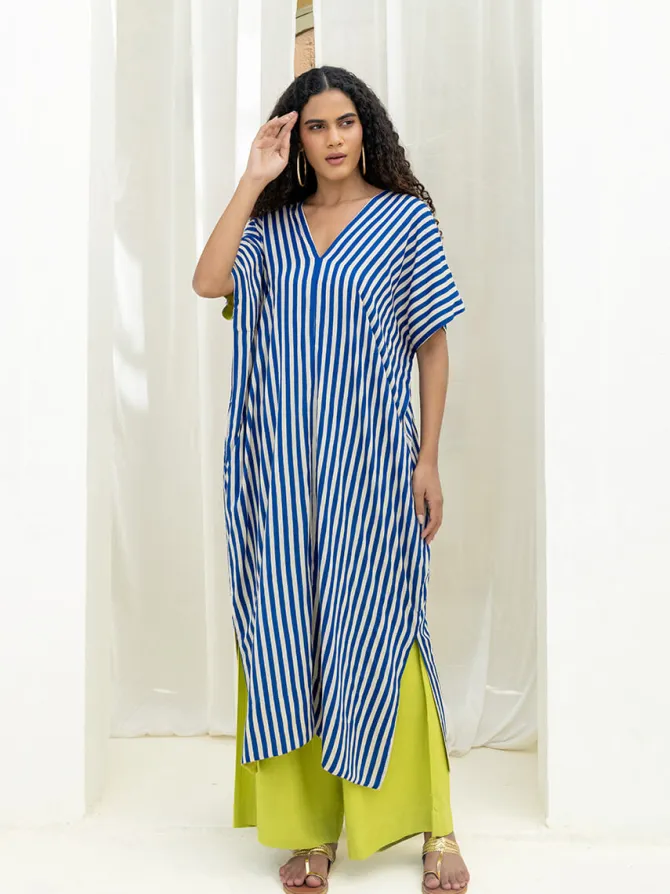 Set of 2 - Vedra Kaftan Dress & Palazzo Pants