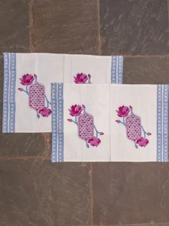 Set of 2 - Vriddhi Block Printed Hand Towels