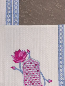Set of 2 - Vriddhi Block Printed Hand Towels