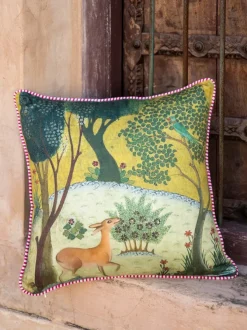 Set of 6 - Vrindavan Cushion Covers - 16 Inch