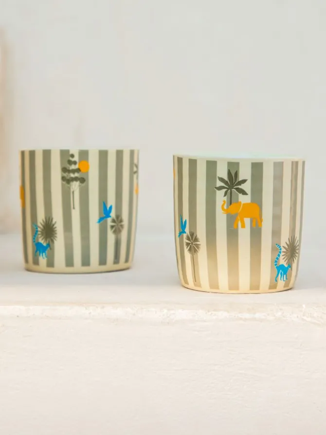 Set of 2- Wild Mirage Ceramic Kulhar