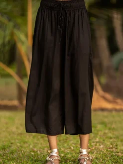 Shaam Black Palazzo Pants