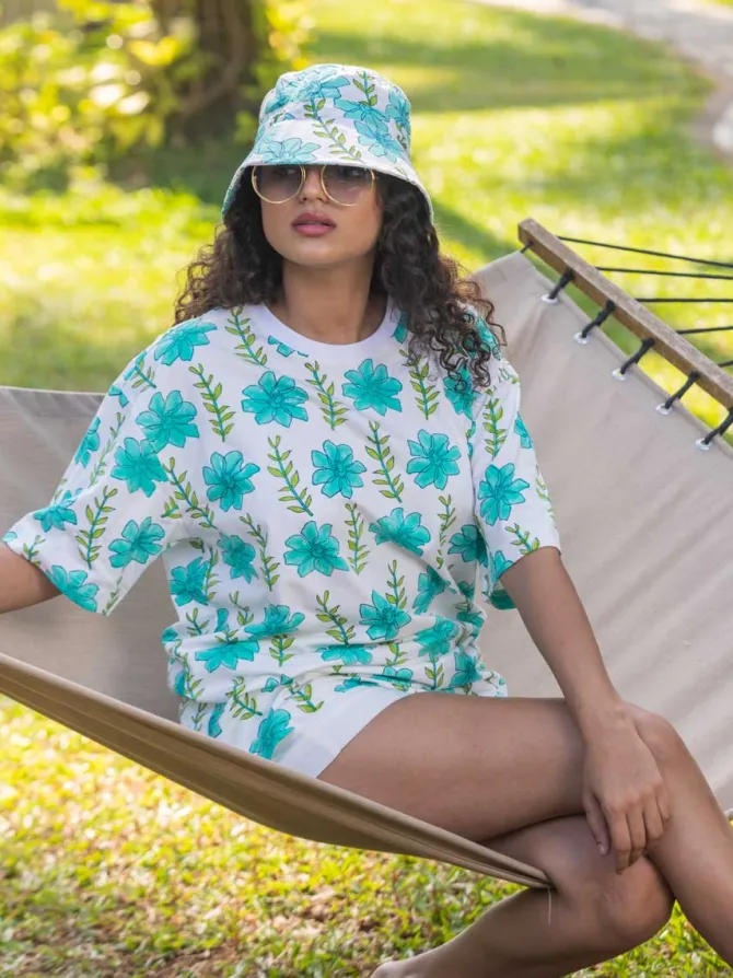 Shakti Hand Block Printed Bucket Hat