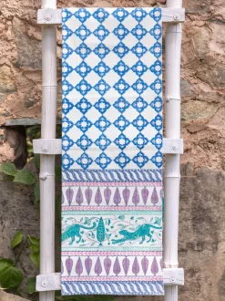 Shaurya Block Printed Cotton Table Runner