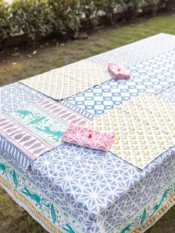 Shaurya Block Printed Cotton Table Cover