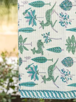 Shirin Waffle Cotton Bath Towel