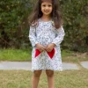 Shooting Star Organic Cotton Block Printed Dress