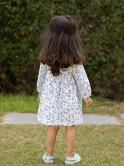 Shooting Star Organic Cotton Block Printed Dress