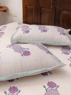 Shuchi Hand Block Printed Cotton Bed Sheet