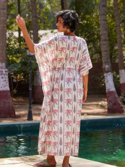 Sicily Hand Block Printed Cotton Kaftan