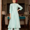Sifar A-Line Silk Long Kurta