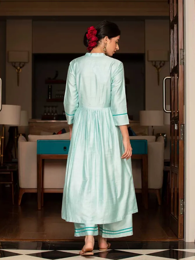 Sifar A-Line Silk Long Kurta