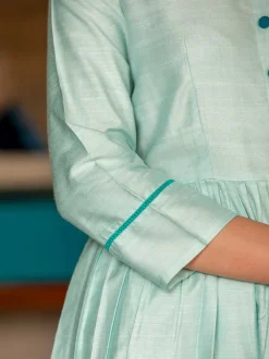 Sifar A-Line Silk Long Kurta
