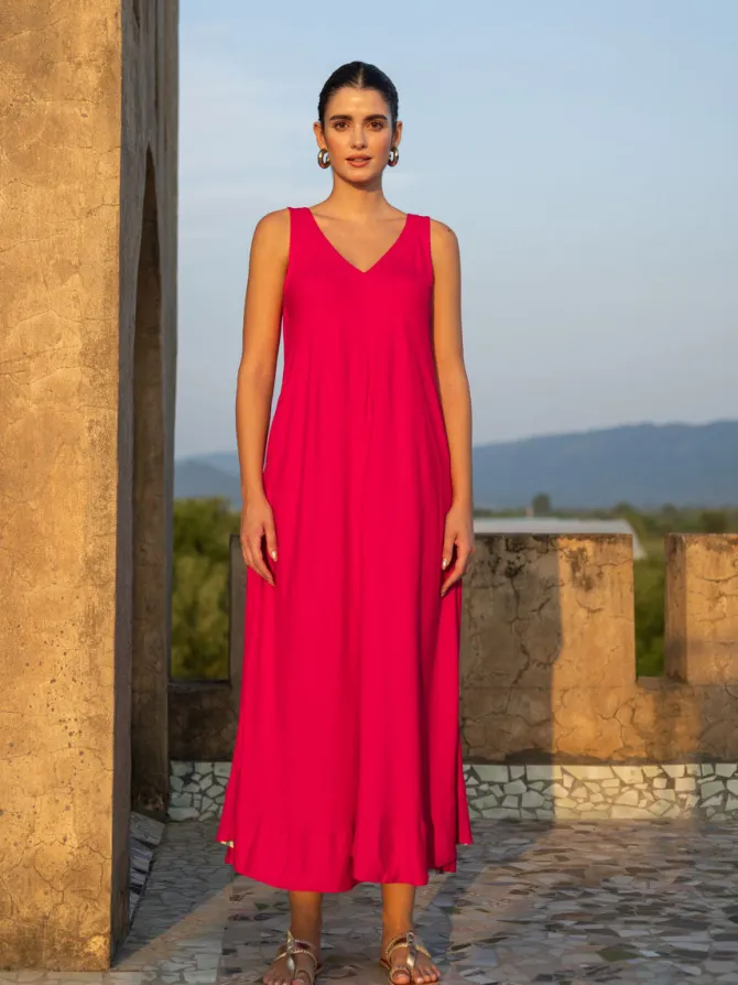 Sirocco Twill Maxi Dress