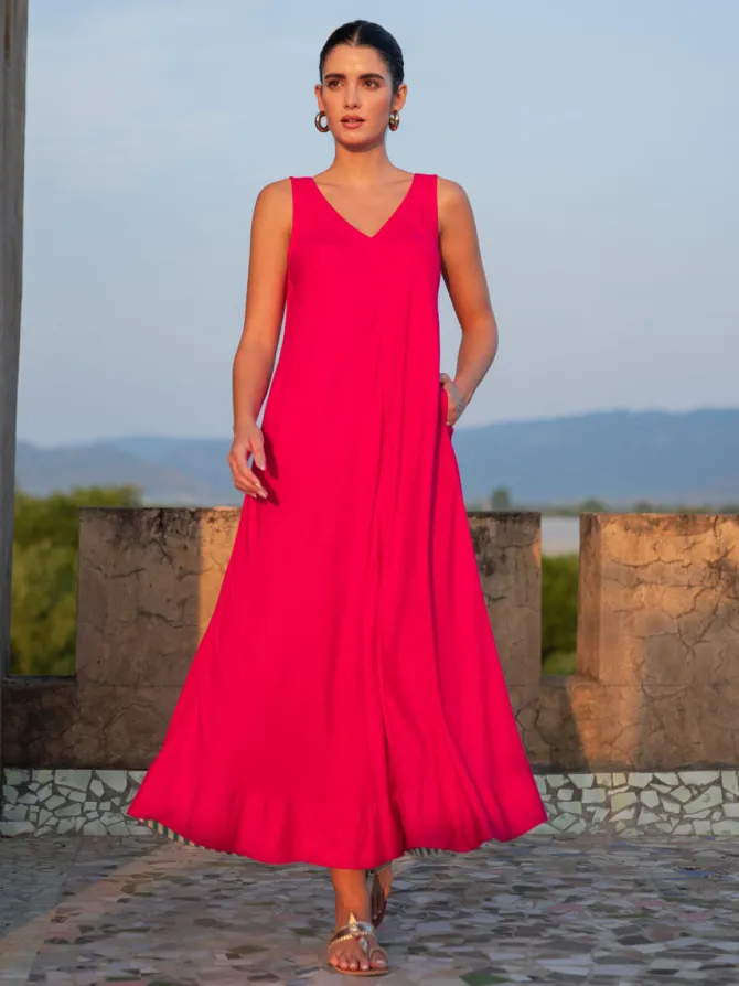 Sirocco Twill Maxi Dress