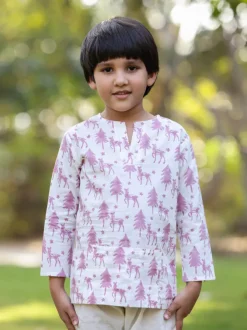 Snowberry Organic Cotton Short Kurta