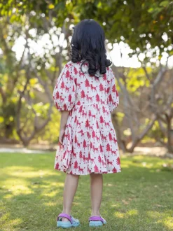 Snowy Elves Organic Cotton Dress