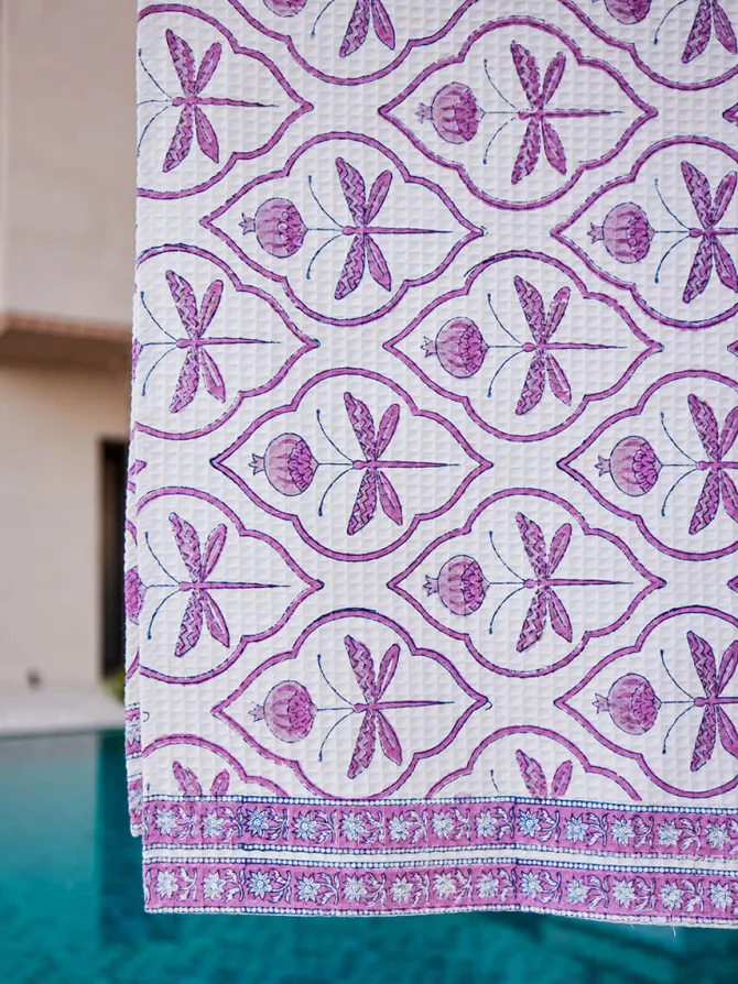 Soula Waffle Cotton Bath Towel