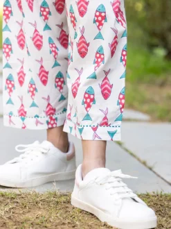Splash Organic Cotton Block Printed Pyjama Set