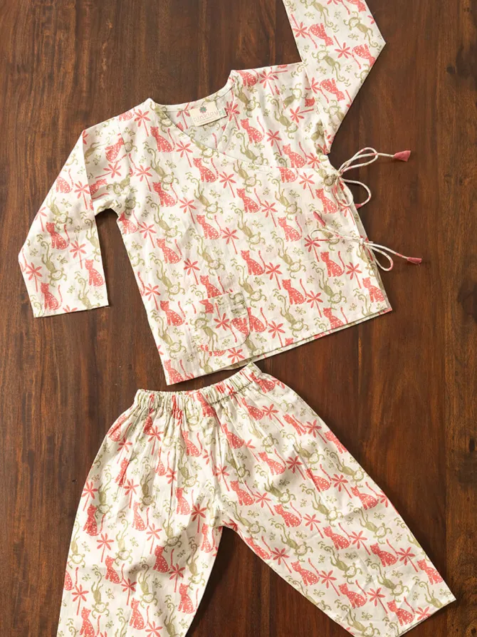 Sprouts Organic Cotton Angrakha Set