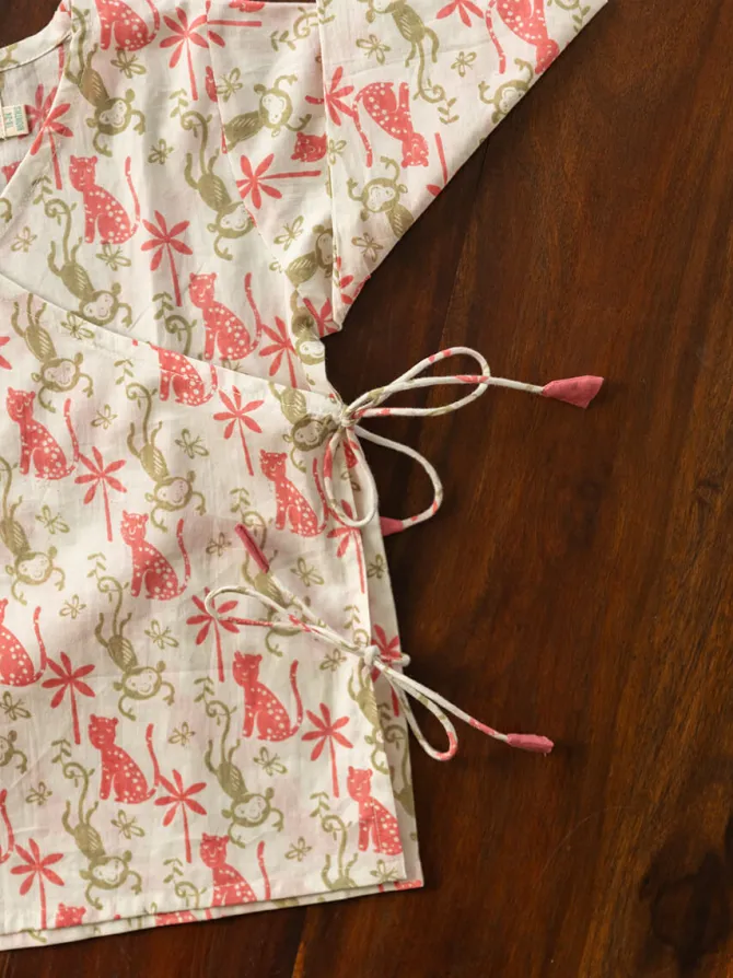 Sprouts Organic Cotton Angrakha Set