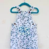 Starry Night Organic Cotton Block Printed Dungarees
