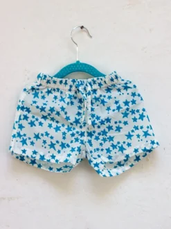 Starry Night Organic Cotton Block Printed Shorts