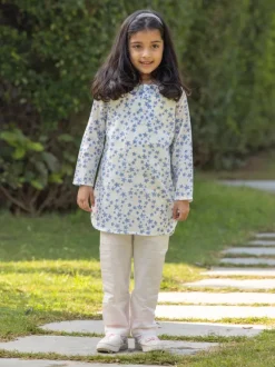 Starshine Organic Cotton Block Printed Kurta Pyjama Set