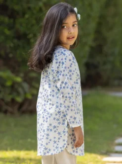 Starshine Organic Cotton Block Printed Kurta Pyjama Set