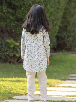 Starshine Organic Cotton Block Printed Kurta Pyjama Set