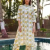 Stella Block Printed Cotton Kurta