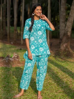 Summer Bloom Cotton Co-ord Set