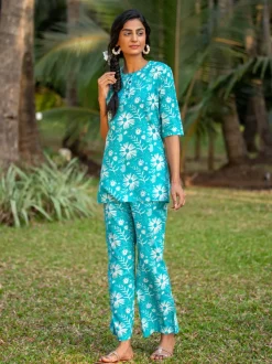 Summer Bloom Cotton Co-ord Set