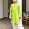 Sundew Organic Cotton Block Printed Long Kurta