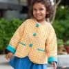 Sunrise Superstar Yellow Organic Cotton Quilted Tea Cup Jacket