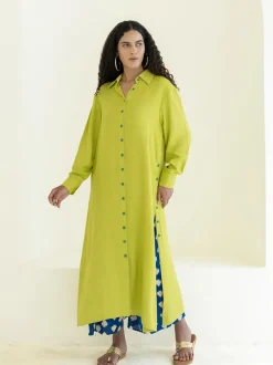 Sunset Long Shirt Dress