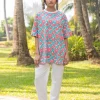 Surya Hand Block Printed Oversized T-shirt