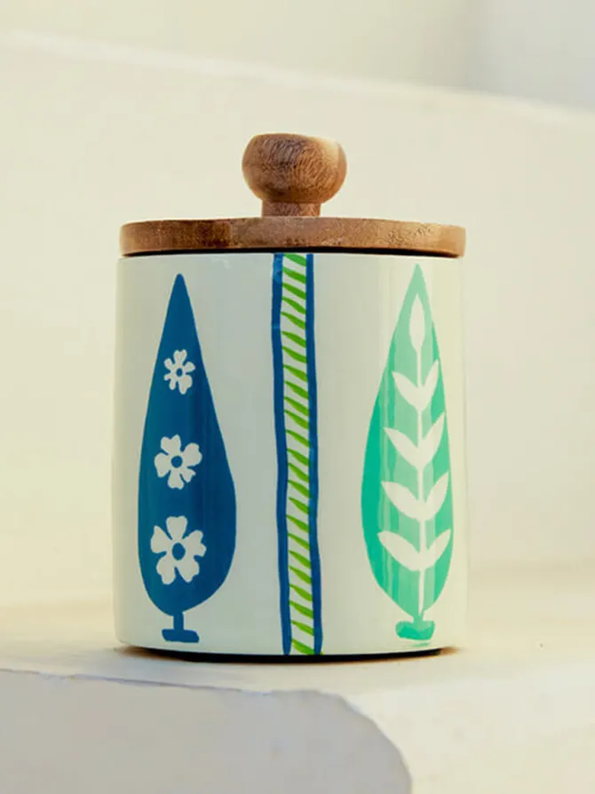 Sway Wooden Jar